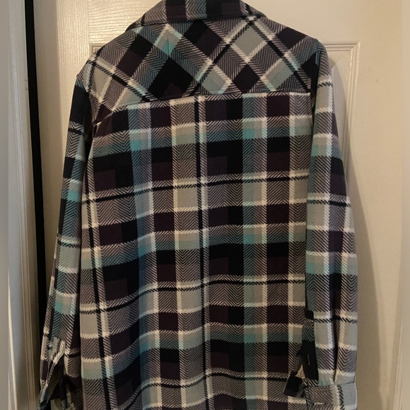 Soho Threads Sherpa Plaid Jacket - Picture 2 of 4